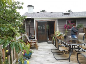 Deck Needs Roof For A Bar-B-Q