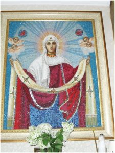 Svetlana’s work – Beaded icon