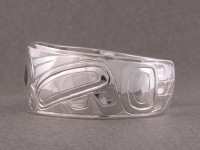 Photo of Hand carved sterling silver Hummingbird bracelet