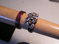 Diamonds & Sapphires - Custom Wedding Set