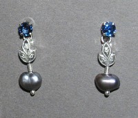 photo of Karen's recycled jewelry earrings