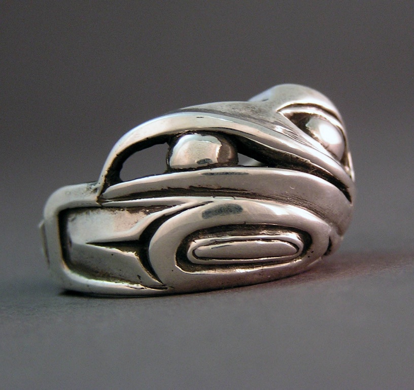Photo of Sterling lost wax cast Raven ring