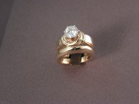 Photo of 14kt "Tie the Knot" Custom Wedding Rings