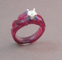Photo of Wax carving of Celtic Wedding Ring