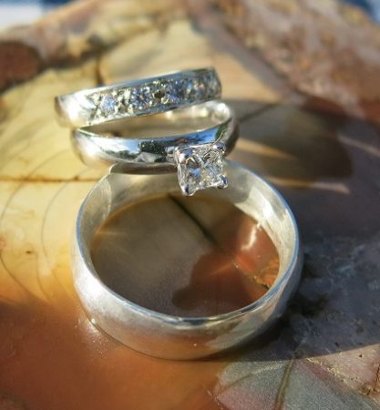 Princess Cut Diamond Wedding Ring for a Princess