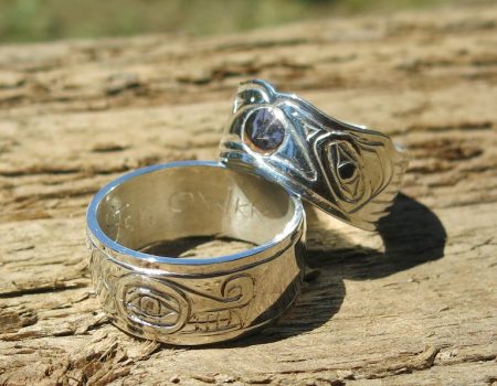 Custom Handcarved Wedding Rings